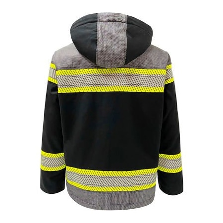 Gss Safety GSS Safety NON-ANSI Night Glow Sherpa Line Heavy Weight Sierra Jacket-LG 8517-LG